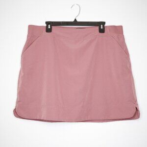 32 Degrees Mauve Pink Casual Pull-On Skort w/ Matching Shorts & Pockets - XL